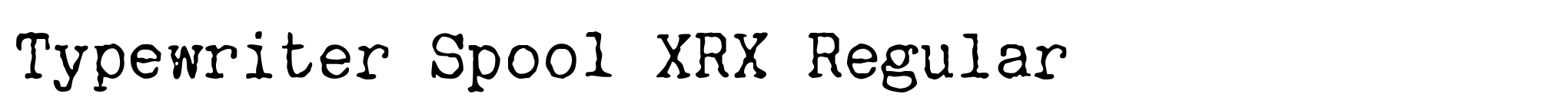 Typewriter Spool XRX Regular image